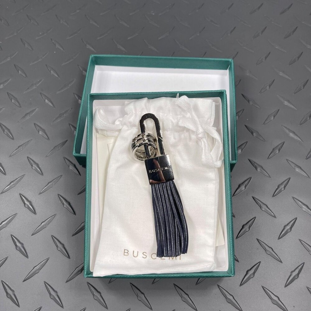 Buscemi Lock Keyholder Oceano Leather